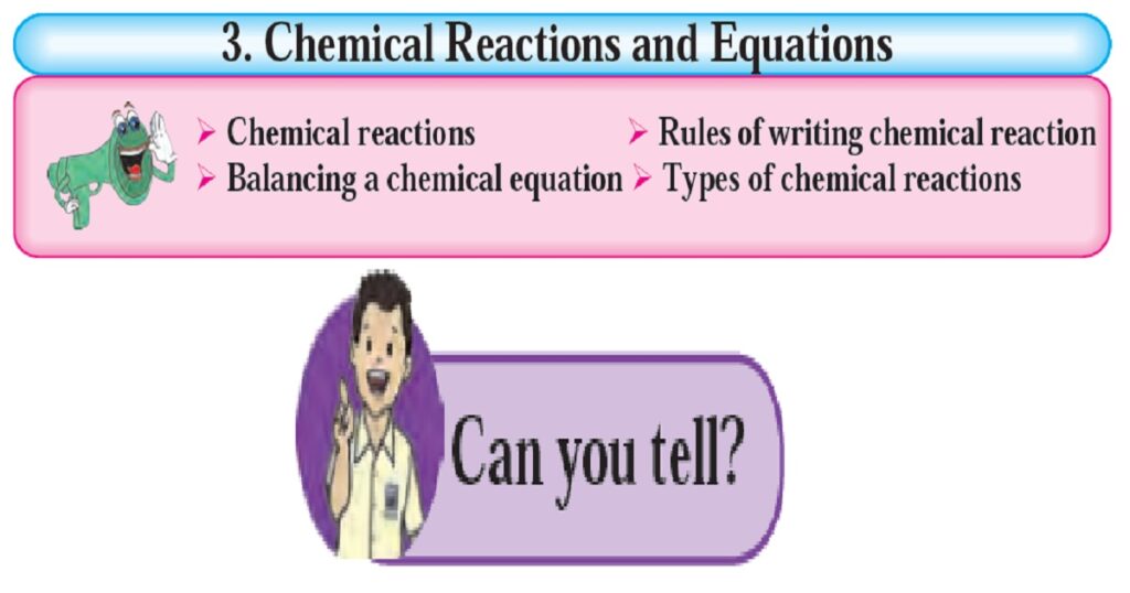 Science-1-Chapter-3- Chemical Reactions And Equations- Can You Tell?